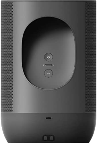 Sonos Mozgás - elemes Okos Hangszóró, Wi-Fi, illetve Bluetooth with Alexa Beépített - Fekete