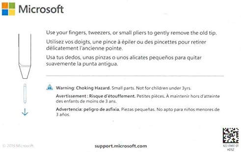 Microsoft Surface Toll Tippek Csere Készlet (Eredeti HB Típusú) a Surface Pro, MENJ, Laptop, meg a Könyv (Pack 3 Tipp)