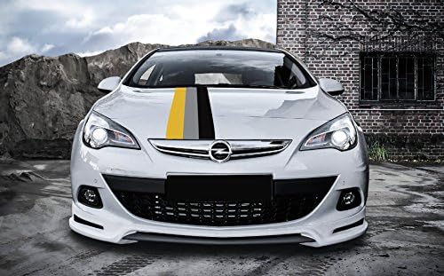 Opel Motorsport Rali-Csík matrica 30cm x 125cm (fekete Ð szürke Ð sárga)