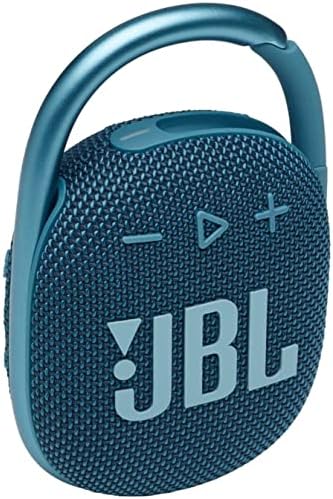 JBL Klip 4: Hordozható Hangszóró, Bluetooth, Beépített Akkumulátor, Vízálló Porálló, illetve Funkció - Kék Új (Felújított)