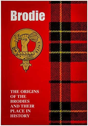 I LUV KFT Brodie Származású Füzet Rövid Története Az Eredete A Skót Klán, Család, Történelem Ajándékok Klánok Skócia Mini Könyv