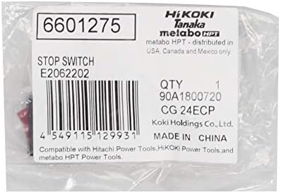 Metabo HPT 660-1275 Stop Kapcsoló Modellek TCG24, TCG27ECPSL, TCG33EDTP, valamint CS33EDTP - 4-Pack