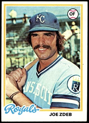 1978 Topps 408 Joe Zdeb Kansas City Royals (Baseball Kártya) Dean Kártyák 5 - EX Uralkodók