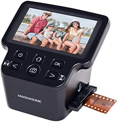 Magnasonic All-in-One 24MP Film Szkenner Nagy, 5 Kijelző, HDMI, Átalakítja 35mm/126/110/a Super 8 Film & 135/126/110 Csúszik a Digitális
