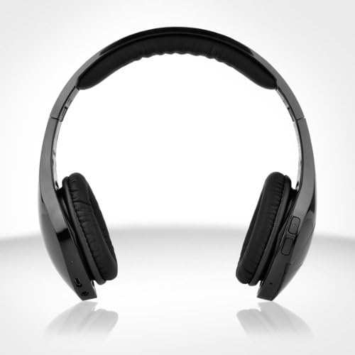 Velodyne vFree Bluetooth Vezeték nélküli Sztereó Fejhallgató Beépített Mikrofon, Apple iPhone, iPad vagy Android Eszközök (Fényes Fekete)