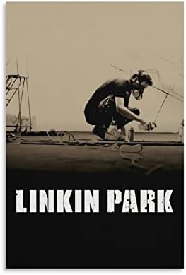 Linkin Park Poszter Wall Art Vászon Nyomtatás Poszter Haza, Fürdőszoba, Hálószoba, Iroda Nappali Dekor Vászon Poszter Unframe: 12x18inch(30x45cm)
