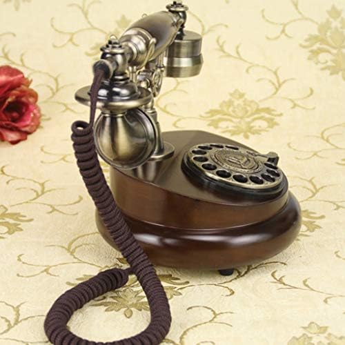 WALNUTA Retro Klasszikus Telefon-Telefonok Klasszikus Asztal Vezetékes Telefon Valós idejű & Caller ID Kijelző Office Home Nappali