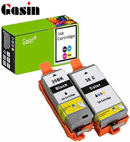 Gasin 2-Darab Kompatibilis PGI-35 CLI-36 （1 tri-color1 Fekete） Csere Patron Alkalmas Canon ip100l mini260 Mini 320 IP100 Nyomtatóhoz