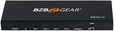 BZBGEAR 4-Port 4K-60Hz HDMI 2.0 b Splitter Elosztó Erősítő HDCP 2.2/HDR/3D