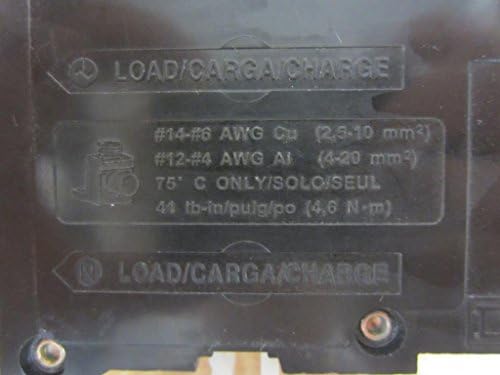 A SCHNEIDER ELECTRIC Miniatűr 120/240 V-os 50-Amp QOB250GFI Öntött Esetben Megszakító 600V 30A