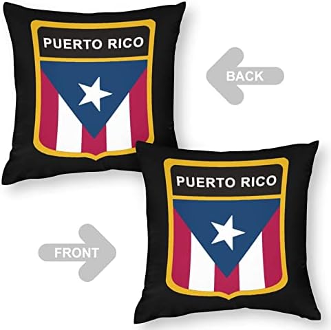Puerto Rico Zászló Párnát Kiterjed a Zip-Tér Párnahuzat Párna Védő Ágy Kanapé a nappaliban
