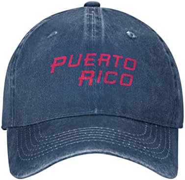 Puerto Rico Baseball Sapka Unisex Állítható Évjárat Mosott Farmer Apa Kalapját a Férfiak Nők