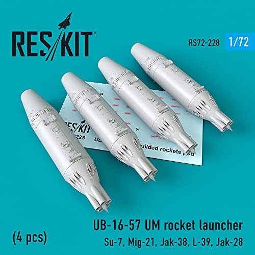 Reskit RS72-0228 - 1/72 UB-16-57 UM rakétavető (4 db) a Modell készlet
