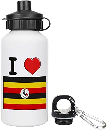 Azeeda 600ml 'Szeretem Uganda' újra Víz / Italt, Üveget (WT00054624)