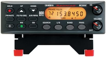 Uniden BC355C 800MHz 300-Csatorna Alap Mobil Szkenner (Fekete) (Megszűnt Gyártó által)