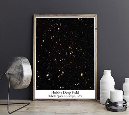 Wallbuddy Hubble Deep Field Hubble Teleszkóp Fénykép a Híres Tér-Kép (5 x 7)