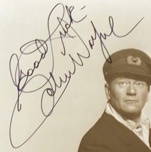 John Wayne aláírt fotó