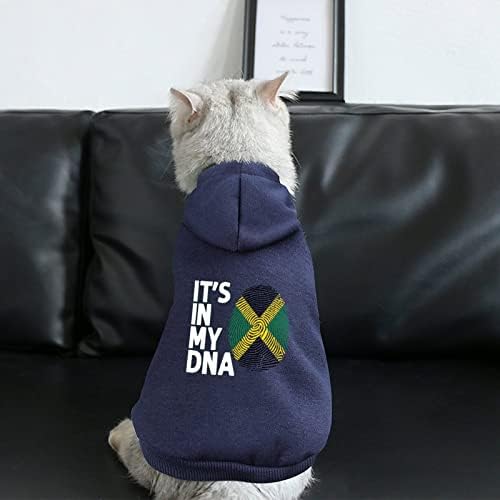 Benne van a DNS-Jamaica Zászló Kutya Kapucnis Pulóver Pulóver Kisállat Ruha Csuklyás Ruhát Kabát Macskák, Kutyák