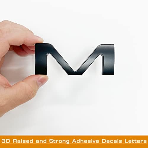 Manfox Hátsó ajtó Betétek 3D-s Emelt Hátsó Emblémák Leveleket,Műanyag Betétek, Erős Öntapadó Hátlap Matricák Leveleket Matrica Kompatibilis