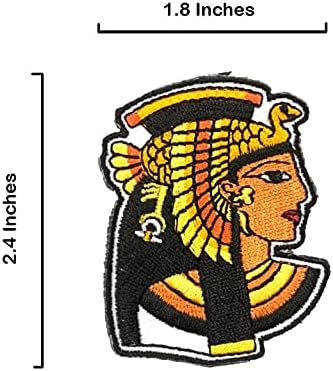 Egy-EGY 2 DB Csomag - Kleopátra Javítás+Egyiptom Zászlót Kitűző, Történelem Szellemi Gyönyörű, Szexi Nő, Hímzett, Kulturális Minta Szuvenír