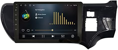 Android 10 Autoradio Autós Navigációs Sztereó Multimédia Lejátszó, GPS, Rádió, 2.5 D érintőképernyő forTOYOTA Aqua 2012-2014