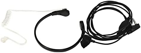 HQRP 2-Pack, Akusztikus Cső Fülhallgató AV Torkát, Mikrofon, Fülhallgató Kompatibilis TYT TYT-300 / TYT-500 / TYT-600 / TYT-800