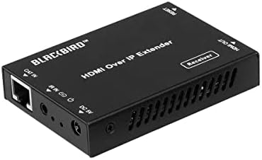 Monoprice Feketerigó H. 265 HDMI Over IP Decoder/Vevő Elosztó Rendszer Extender Akár 100m 1080p (RX Csak)