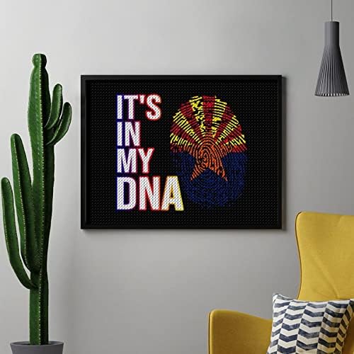 Benne van a DNS-Arizona Állami Zászló Gyémánt Festmény Készletek 5D DIY Teljes Gyakorlat Strasszos Művészeti Fali Dekor, hogy