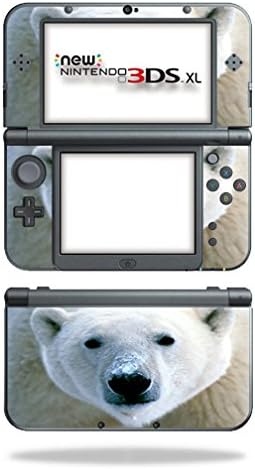 MightySkins Bőr Kompatibilis az Új Nintendo 3DS XL (2015) Burkolat wrap Matrica Bőr jegesmedve