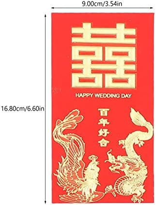 HANABASS 30db Esküvői Kínai Új Év, Papír, Piros Csomagok Vörös Borítékok Pénzt Táskák