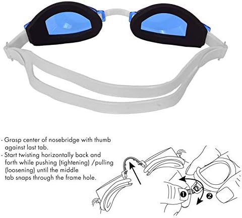 TYR Felnőtt Csapat Sprint Teljesítmény Úszni Szemüveg