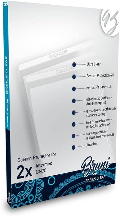 Bruni képernyővédő fólia Kompatibilis Intermec CN75 Védő Fólia, Crystal Clear Védő Fólia (2X)