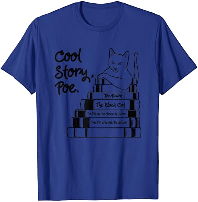 Király Történet Poe Fekete Macska Edgar Allan Poe-T-Shirt
