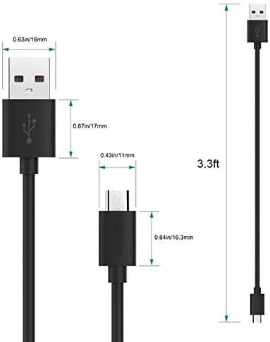 Gyors Töltés MicroUSB Kábel Művek Kompatibilis A Gionee X1s ez Lehetővé teszi a Gyors Töltési Sebesség! (5ft / 1,5 M)