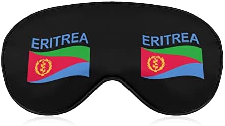 Zászló Eritrea Vicces Aludni Szem Maszk Puha Kendőt Szem Fedél Állítható Pánt Este Eyeshade Férfiak Nők