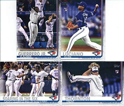 2019 Topps Mester (Sorozat 1 & 2, Frissítés) Baseball-Toronto Blue Jays Csapat Készlet 34 Kártyák: Marcus Stroman(37), Richard