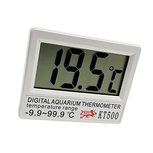 Akvárium Hőmérő, Terrárium Víz Hőmérséklet Digitális akvárium Hőmérő, Nagy LCD Kijelző, Pontos Hőmérséklet Akvárium Terrárium Kétéltűek,