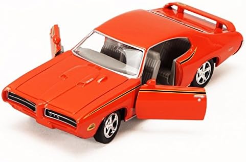 Pontiac GTO-hoz, narancs 1969-es Modell Autó Motormax 1:24