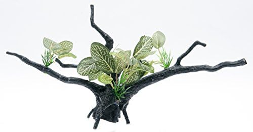 Penn-Plax Aqua-Növény, A Fa Akvárium Dekoráció Dísz (Nagy Zöld Levél)