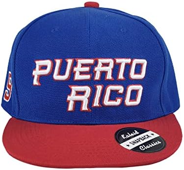 Puerto Rico Kalap Világ Játék Klasszikus Nemzeti Állítható Kalap Szabadtéri Snapback Baseball Sapka