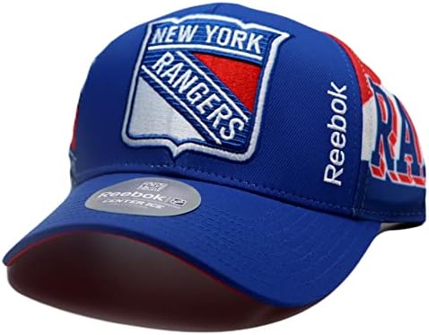 Reebok New York Rangers Hivatalos NHL Rájátszás Strukturált Állítható Kalap