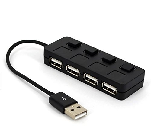 TechSafe 4 Port USB Hub Egy Xbox/Xbox Egy S/PS4/PS3/Xbox 360/PC-Konzol/Adapter, Kábel