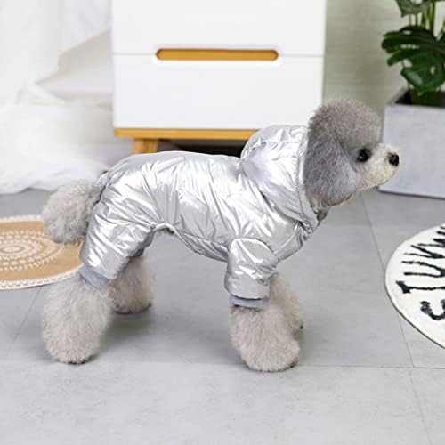 WZHSDKL Téli kutya pamut ruhát kutya vízálló bélelt kabát fényvisszaverő ruha kicsi, nagy kutya mellény pet overall (Szín