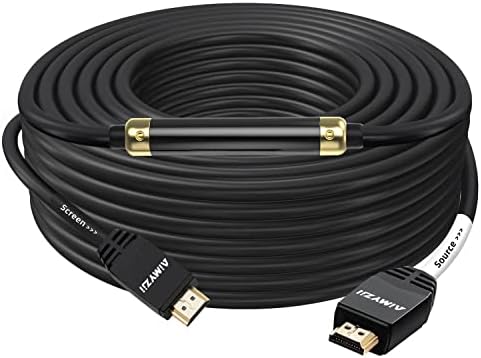 HDMI Kábel 75 Méter Aimyzii 4K HDMI 2.0 Kábel, Beépített jelerősítő Támogatja a 4K-s, 3D-s 2160P 1080P HDCP2.2 Ethernet-ARC, s Sávszélesség
