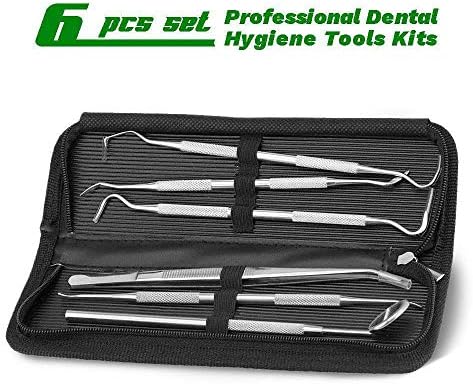 6 Csomag Dental Higiéniai Eszközök, Készletek Szájápolási Fogak Tisztító Készlet