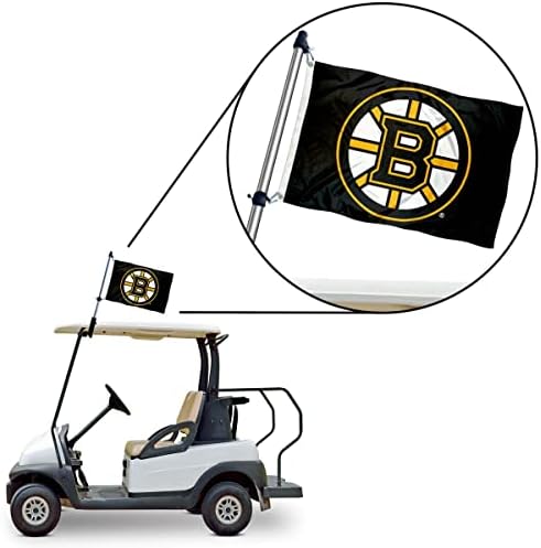 A Boston Bruins golfkocsi Zászló Rudat, majd Holder Tartóval