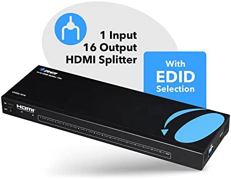 OREI 1 16 4K-Out HDMI Splitter 4:4:4 8-bit - HDMI 2.0, HDCP 2.2, 18 Gbps, 4K @ 60Hz HDMI Sokszorosító/Forgalmazó UltaHD