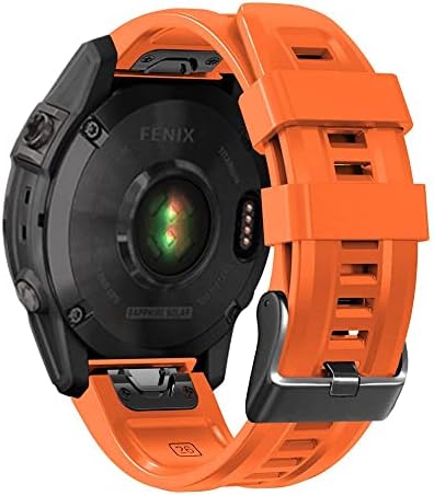 EEOMOiK QuickFit 22mm 26mm Szíj, A Garmin Fenix 7 X 7 Solar/6X 6 Pro 5 5X Plusz 3 3HR/Epix Smartwatch Nézni Zenekar Szilikon Karkötő