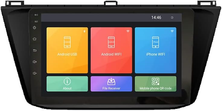 Android 10 Autoradio Autós Navigációs Sztereó Multimédia Lejátszó, GPS, Rádió, 2.5 D érintőképernyő forVWTIGUAN L 2017-2018 Octa-Core