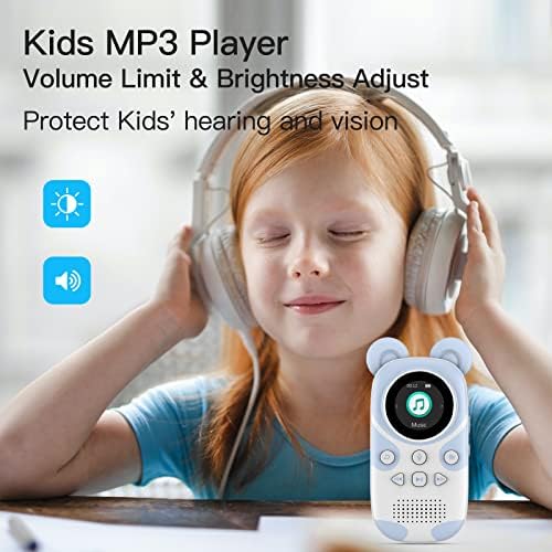 RUIZU Bluetooth, MP3 Lejátszó, Gyerekeknek, Karikatúra Állatkert Hordozható zenelejátszó 16 gb-os, Gyermek, MP3 Lejátszó, Bluetooth,